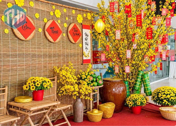 Trang Tri Gian Hang Hoi Cho Tet